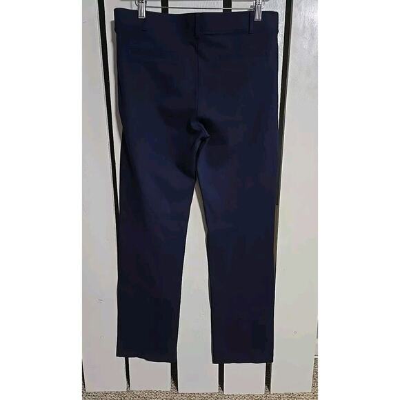 Betabrand Classic Dress Straight Stretch Blue Pull On Pants Large Career‎ - Picture 2 of 6